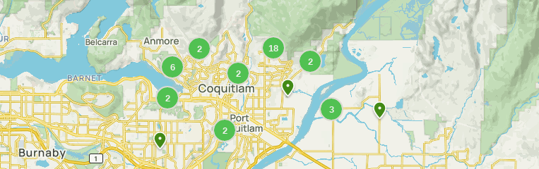 Coquitlam Bc Map
