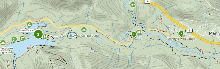 manning park trails map