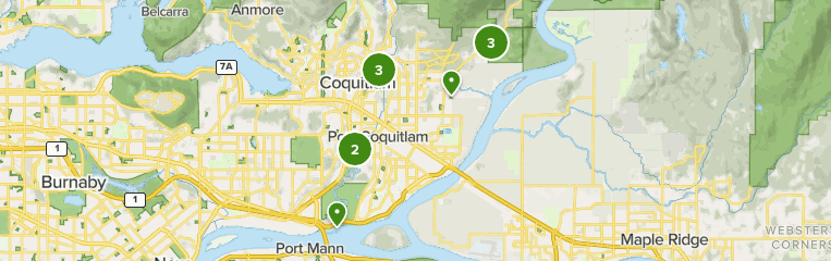 Map Of Port Coquitlam Bc Best 10 Views Trails In Port Coquitlam | Alltrails