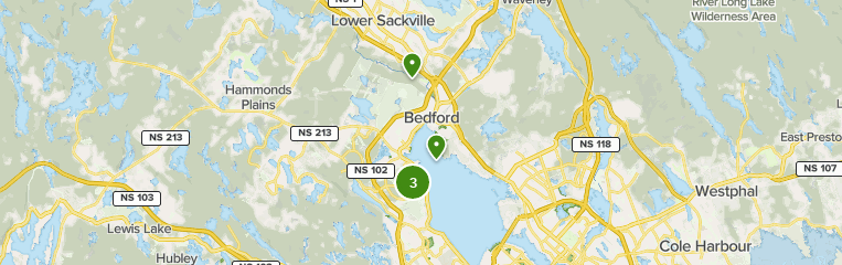 Map Of Bedford Ns Best 10 Forest Trails In Bedford | Alltrails