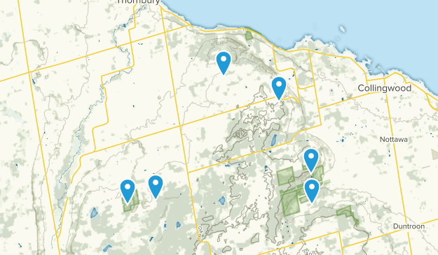 Best Trail Running Trails near The Blue Mountains, Ontario Canada