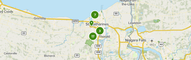 Map Of Thorold Ontario Best 10 Views Trails In Thorold | Alltrails