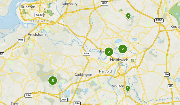 Map Of Northwich Cheshire England Best Nature Trips Trails near Northwich, Cheshire England | AllTrails