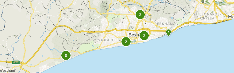 Bexhill On Sea Map Best 10 Views Trails In Bexhill-On-Sea | Alltrails