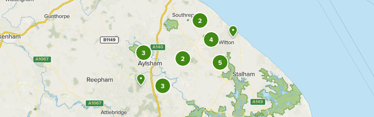 North Walsham Norfolk Map Best 10 Walking Trails In North Walsham | Alltrails