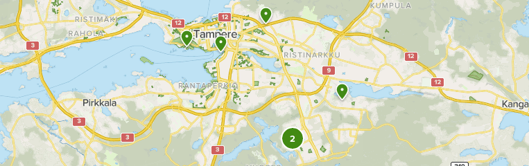 Tampere: Bedste delvist asfalterede ruter i 2023 | AllTrails