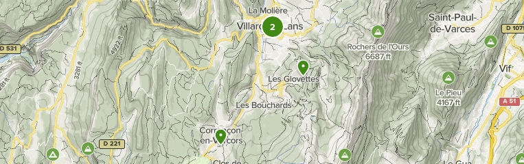 Villard De Lans Map Best 10 Wild Flowers Trails In Villard-De-Lans | Alltrails