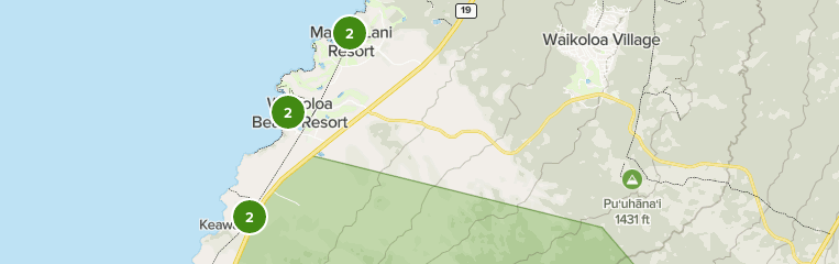 Waikoloa Beach Resort Map