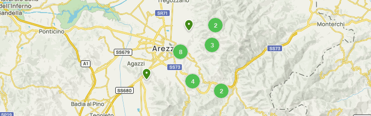 Trilhas dif ceis em Arezzo AllTrails