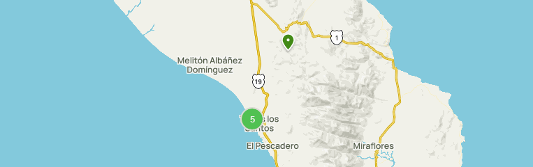 Todos Santos Driving Map