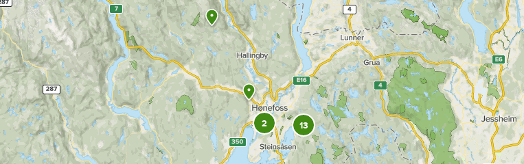 2023 Best 10 Moderate Trails in Hønefoss | AllTrails