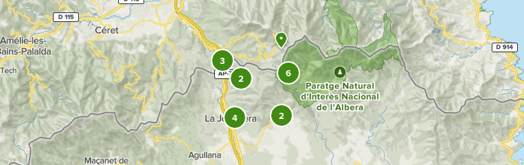 La Jonquera Spain Map Best Historic Site Trails In La Jonquera | Alltrails