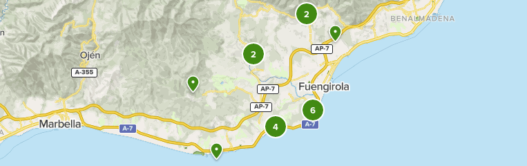 La Cala Spain Map Best 10 Trail Running Trails In Mijas | Alltrails