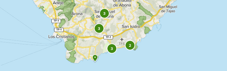 San Miguel Spain Map Best 10 Views Trails In San Miguel De Abona | Alltrails