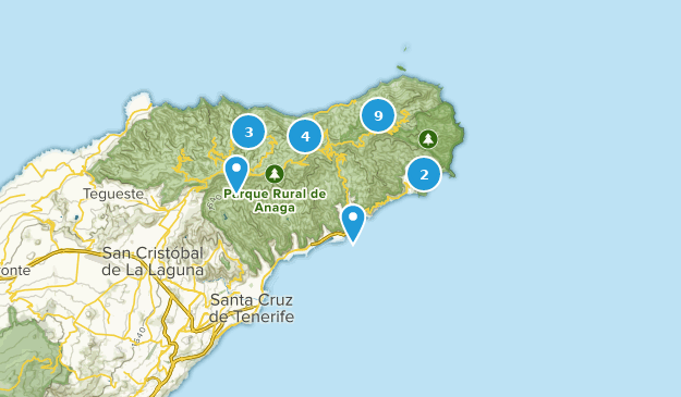 Best Hiking Trails Near Santa Cruz De Tenerife Tenerife - 