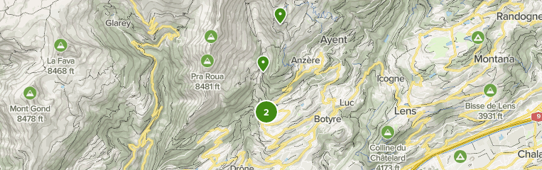Arbaz Wallis Beste Route Aussicht Alltrails