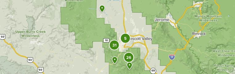 Prescott National Forest Trail Map Best 10 Forest Trails In Prescott | Alltrails