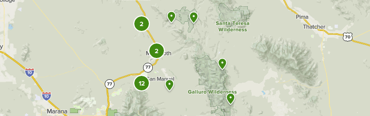 San Manuel Arizona Map Best 10 Views Trails In San Manuel | Alltrails