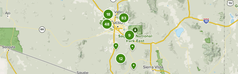 Map Of Hiking Trails Near Me Best 10 Walking Trails In Tucson Alltrails