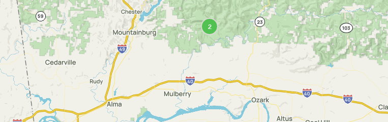 Mulberry arkansas discount directions