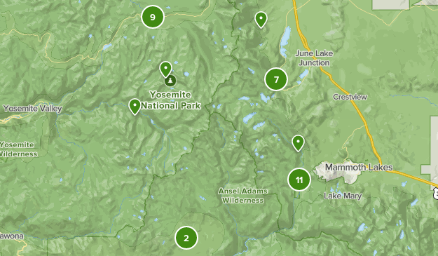 Off Road Map Of June Lake