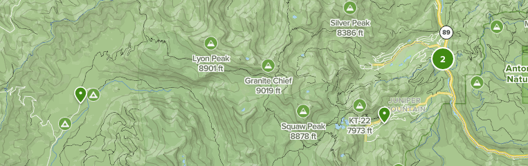 Olympic Valley Map in Detail