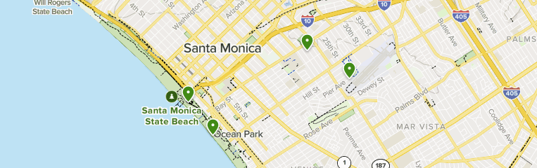 Santa Monica Pier Map Best Walking Trails In Santa Monica | Alltrails