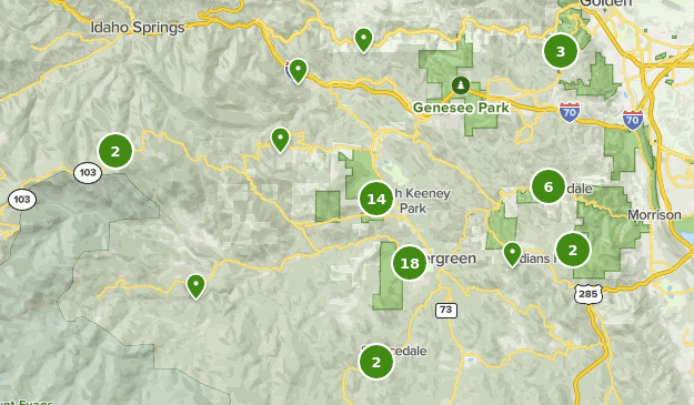 evergreen mountain bike trails