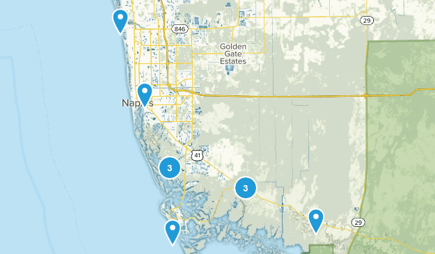 Best Views Trails Near Naples Florida Alltrails Naples Florida Views Map