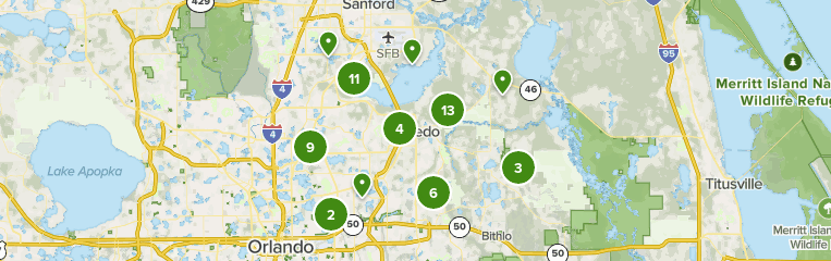 Map Of Oviedo Florida Best 10 Walking Trails In Oviedo | Alltrails