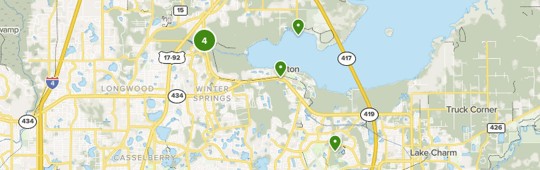 Winter Springs, Florida: Mappa dei sentieri per passeggiata