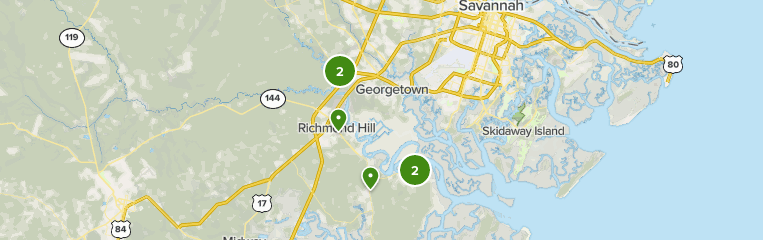 Richmond Hill Ga Map Best 10 Walking Trails In Richmond Hill | Alltrails