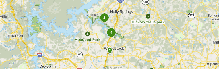 Woodstock mountain bike online trails