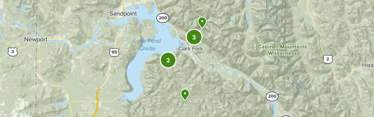 Clark Fork Idaho Map Best 10 Views Trails In Clark Fork | Alltrails