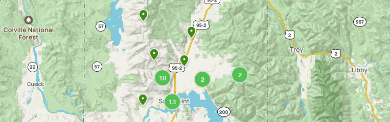 10 Best Views Trails in Sandpoint | AllTrails