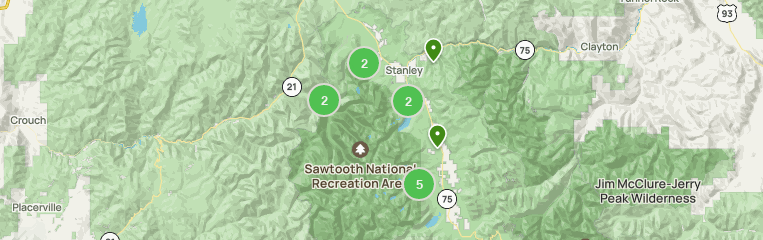 Alpine Way to Stanley Lake Trail, Idaho - 9 Reviews, Map