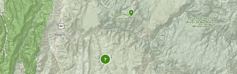 idaho campingmap