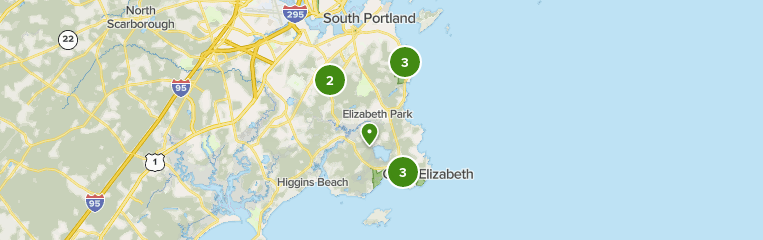 Cape Elizabeth Maine Map Best 10 Views Trails In Cape Elizabeth | Alltrails