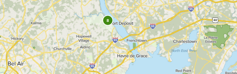 Map Of Havre De Grace Maryland Best 10 Views Trails In Havre De Grace | Alltrails