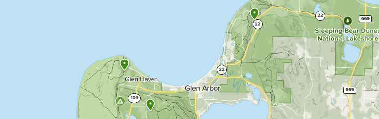 Glen Arbor Michigan Map Best 10 Views Trails In Glen Arbor Township | Alltrails