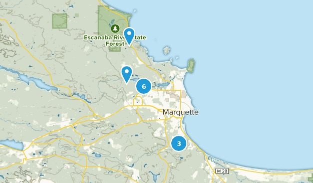 marquette mountain bike trail map