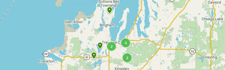 Traverse City Vasa Trail Map