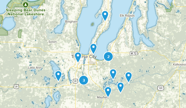 Map Of Traverse City Michigan - Maping Resources