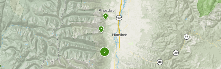 map hamilton montana