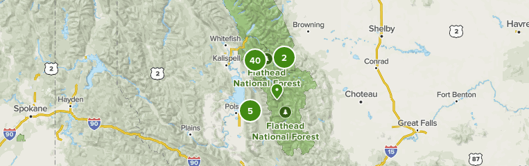 Hungry Horse Montana Map Best 10 Views Trails In Hungry Horse | Alltrails