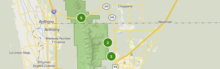 Chaparral New Mexico Map Best 10 Views Trails In Chaparral | Alltrails