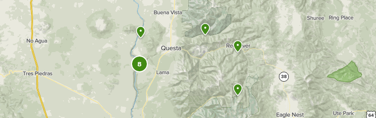 Questa New Mexico Map Best 10 River Trails In Questa | Alltrails