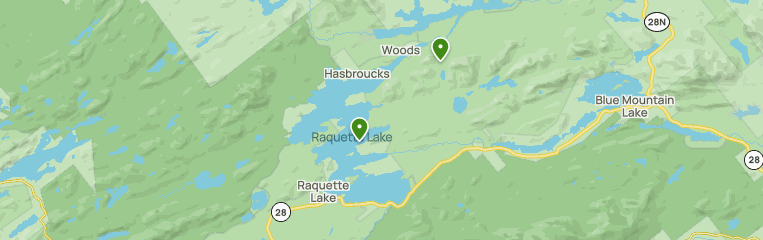 Best Camping Trails in Raquette Lake