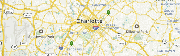 Rail Trail in Charlotte, Charlotte Rail Trail Map