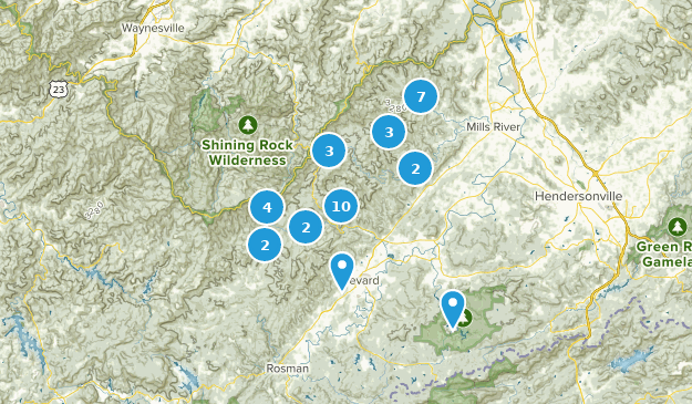 pisgah mtb trail map